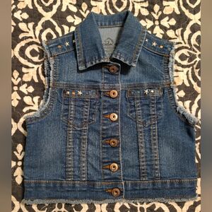 Girls 4/5 Jordache Cute Jean Vest